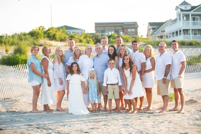 It is like the Glenn Frey song “The Heat is On” when a friend books a session for their extended family as a birthday gift for their patriarch.  There was a quick fleeting glow and a crowd on the North Wildwood beach as we rocked this session.